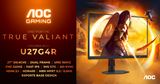 AOC predstavilo nový dualframe monitor U27G4R a ďalšou trojicou rozšíril svoju G4 sériu